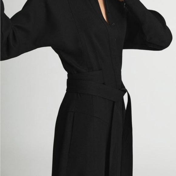 Reiss tailored Darcy print dress cream - Picture 12 of 12